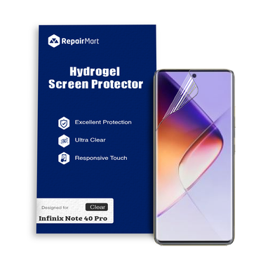 Infinix Note 40 Pro Compatible Premium Hydrogel Screen Protector